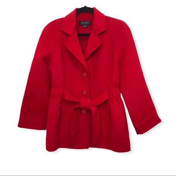ST. JOHN Red Jacket - Picture 2 of 14